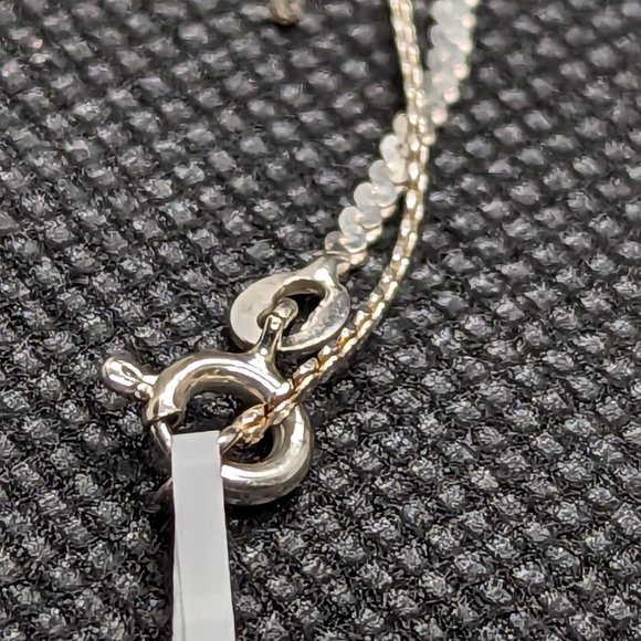 20 inch sterling silver chain with tags - Picture 4 of 5